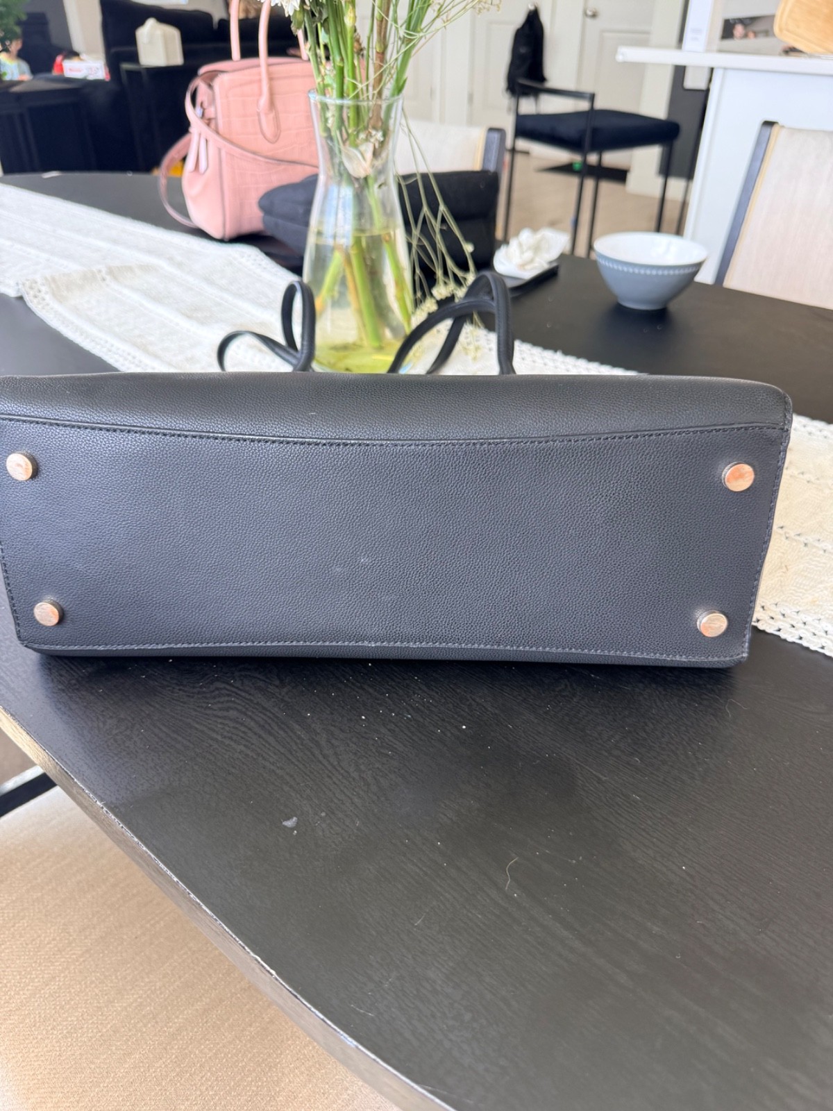Kate Spade Voyage Large Work Tote Black Leather
