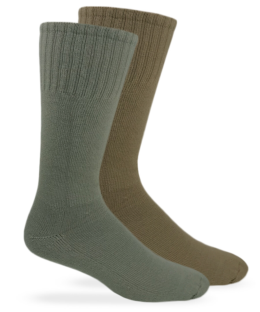 3 Pairs Mens Military Socks Jefferies Uniform Combat Boot Crew Heavy Cotton Knit