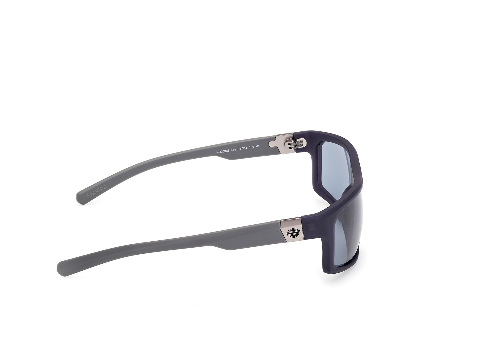 Harley Davidson HD00023 91V injected Matte Blue Blue 62 mm Men’s Sunglasses