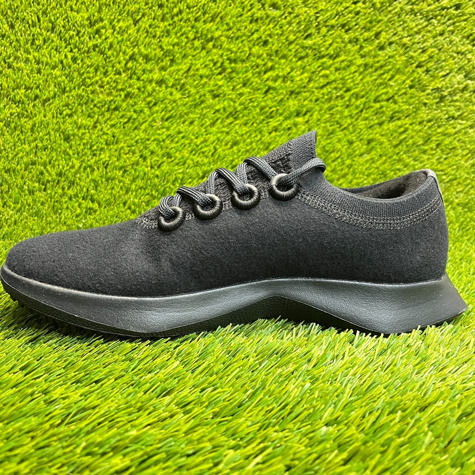 Allbirds Wool Dasher 2 Mizzle Mens Size 10 Black Running Walking Shoes Sneakers