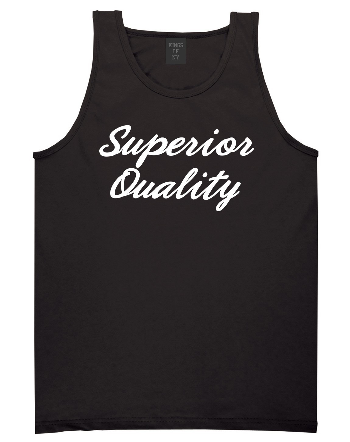 Kings of NY Superior Quality Tank Top T-Shirt Premium Hand Writing Script Lux BX