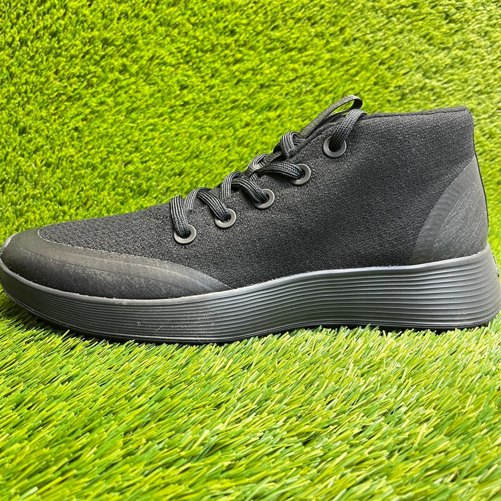 Allbirds Runner-Up Protect Mens Size 13.5 Natural Black Athletic Shoes Sneakers