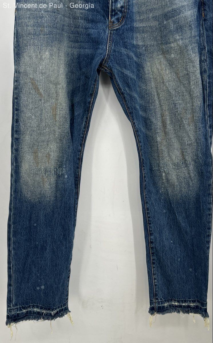 MNML Straight Leg Button Fly Jeans Men’s 40 Blue Streetwear