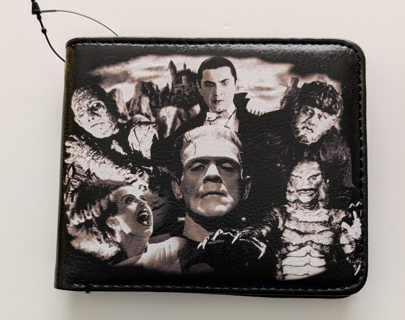 Universal Monsters Men’s Bi-Fold Wallet Official Monster Collage Wallet