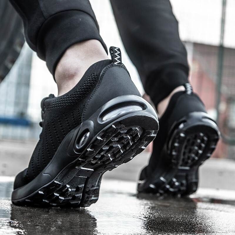 Mens mesh Sneakers Safety Shoes Work Anti shock Botas De Trabajo Para Hombre