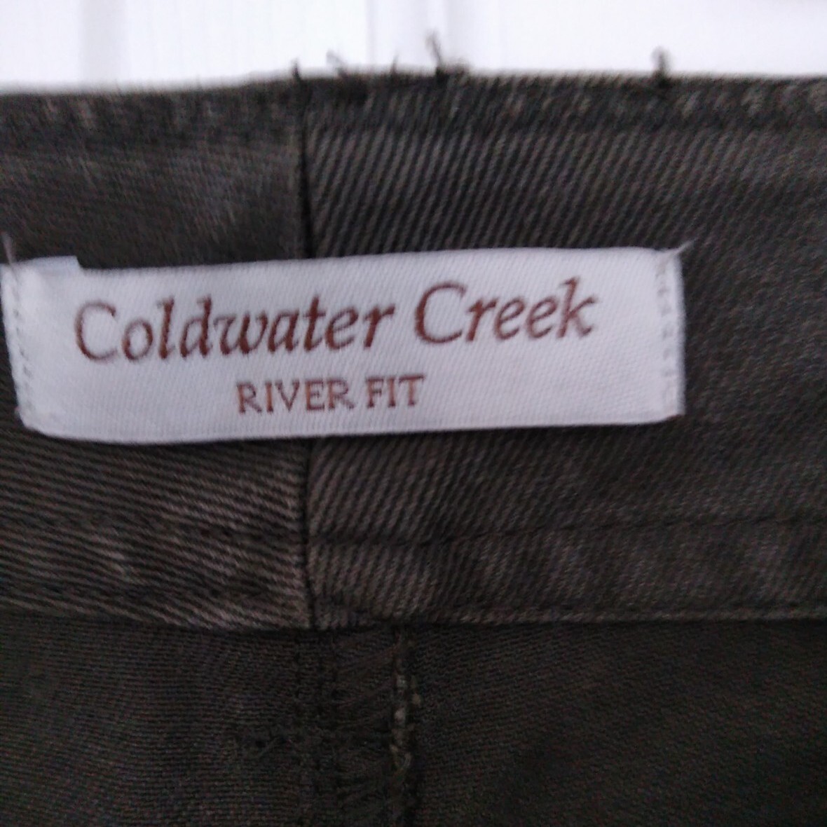 Coldwater Creek Pants Womens Size 4 River Fit Cargo Pockets Roll Up Green