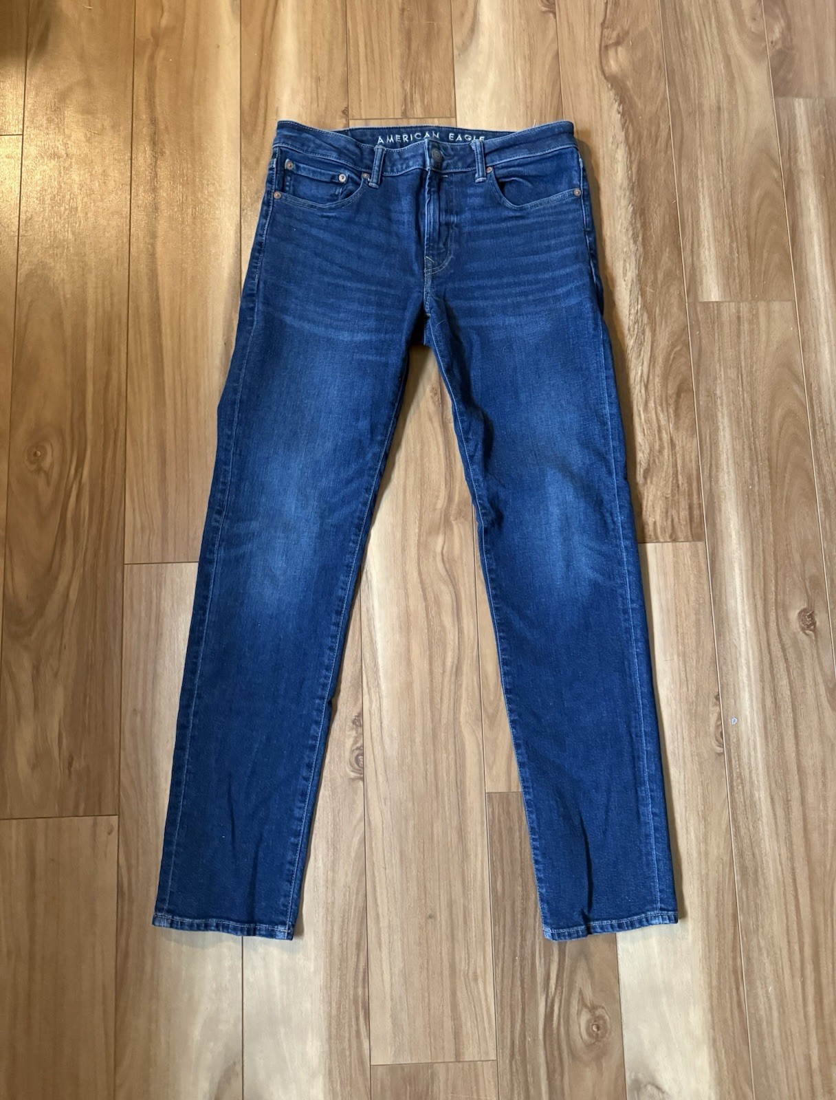American Eagle Men’s 32×34 Dark Wash Slim Straight Next Level Jeans