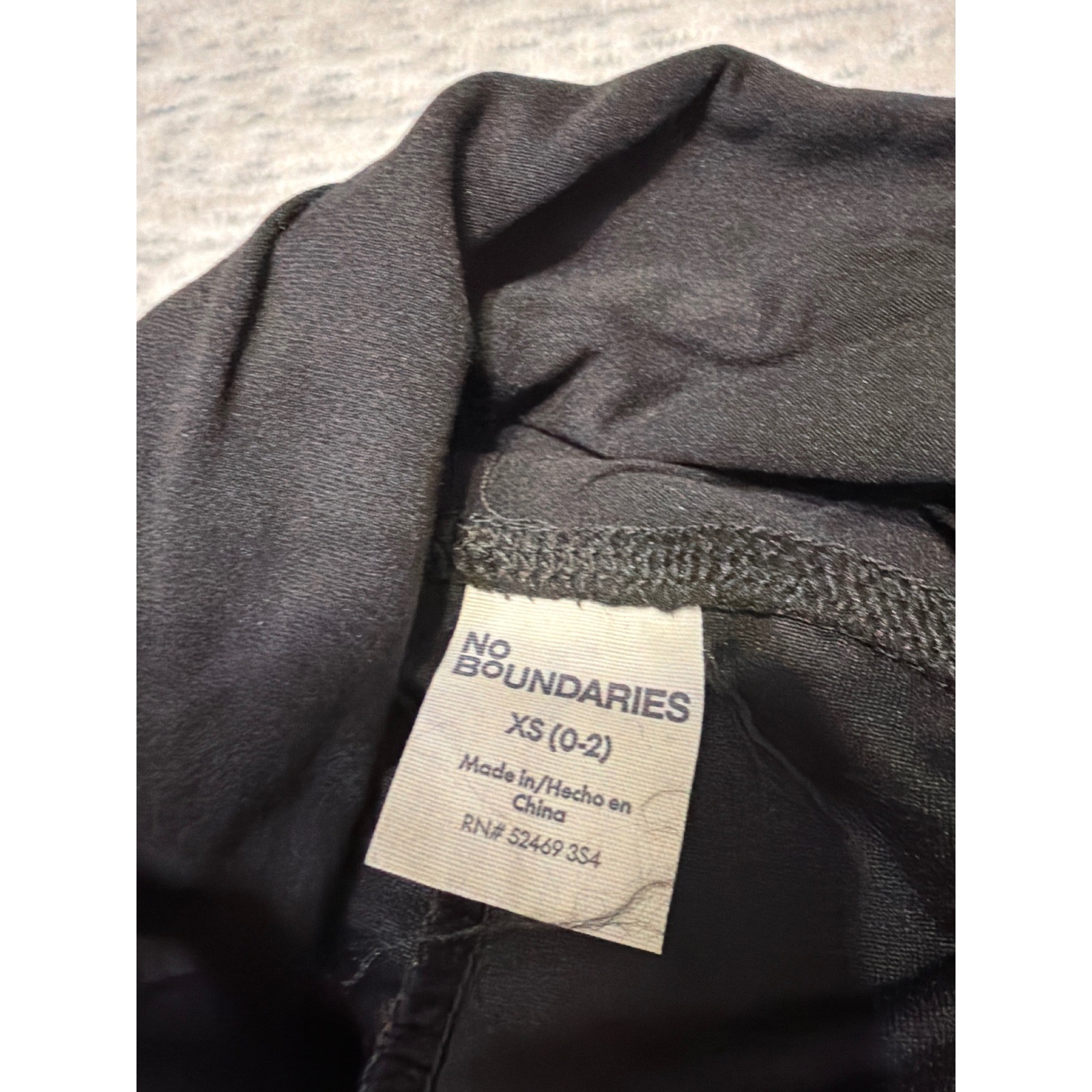 No Boundaries Black Ribbed Flare Pants XS Flared Leg Athleisure
