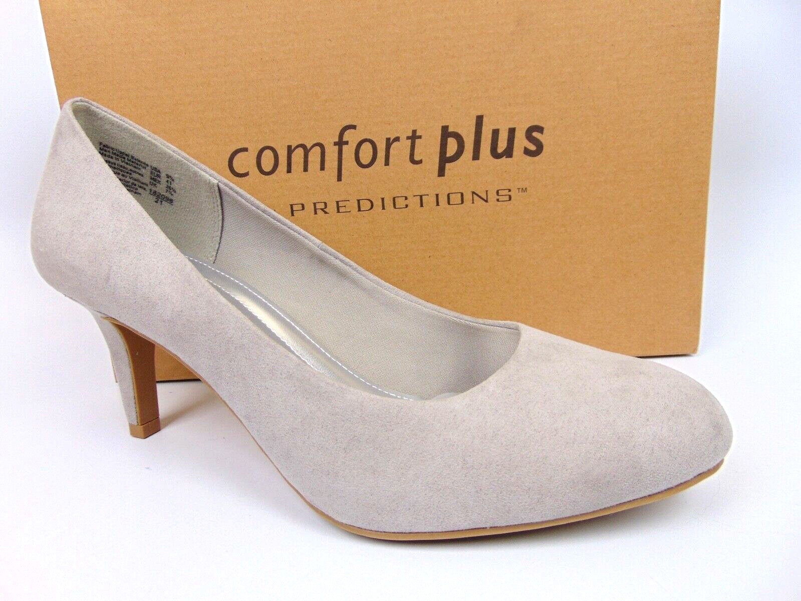 NEW! Comfort Plus Karmen Classic Pump Heel Shoes, Womens Size 9.5 M, Gray