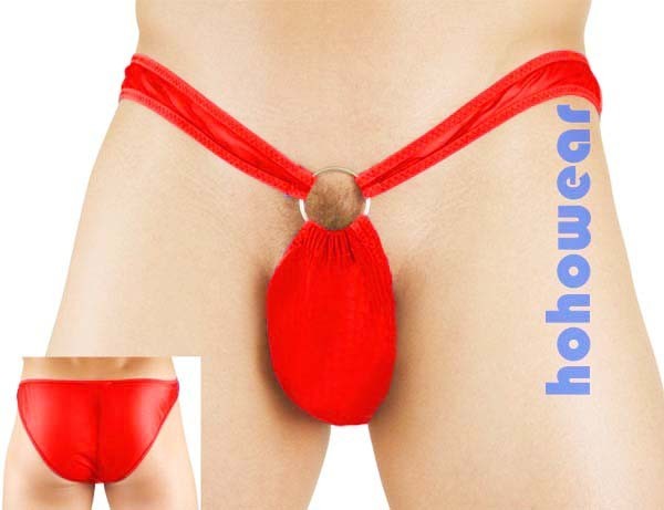 Sexy Men’s Stretch See-Thru w/Ring Brief Panties Underwear #211