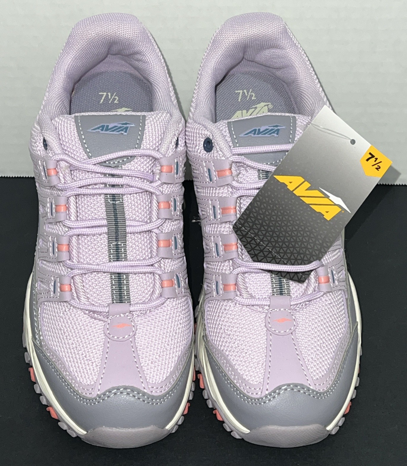 Avia 7.5 Odor Control Lavender Pink/Gray Sneakers for Women – NWT