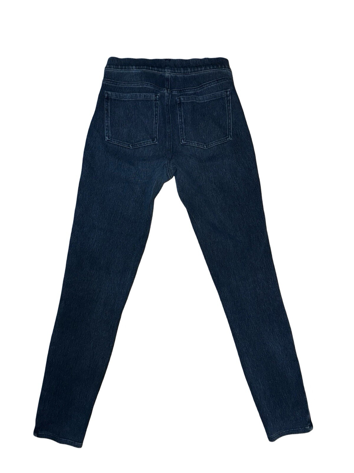 SPANX Jeans Signature MidWaist Ankle Skinny Dark Blue. Size SP (26 x 27)