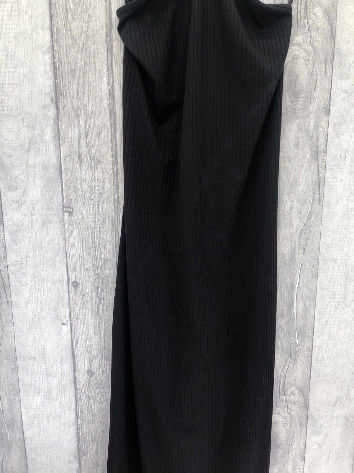 Women’s Primark Black Ribbed Body Con Dress Size Small 10-12
