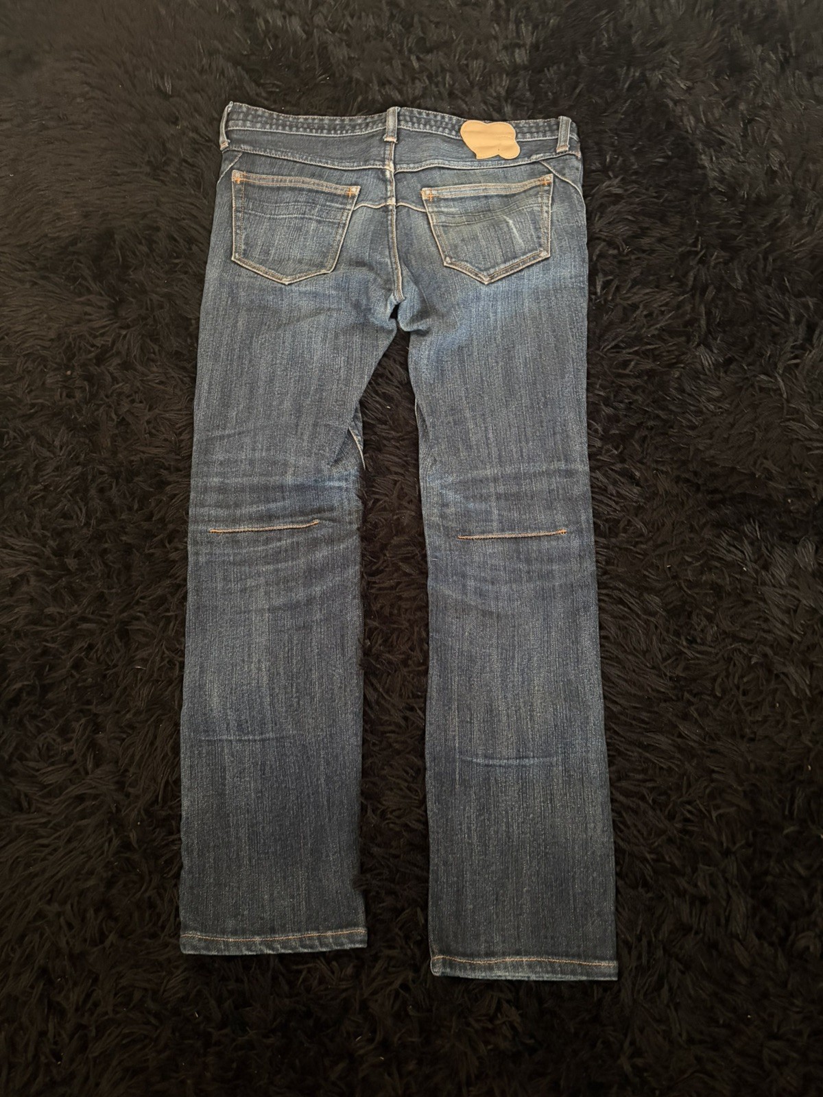 Number Nine 2009 Archive Black Distressed Denim Jeans Size 3 30×26