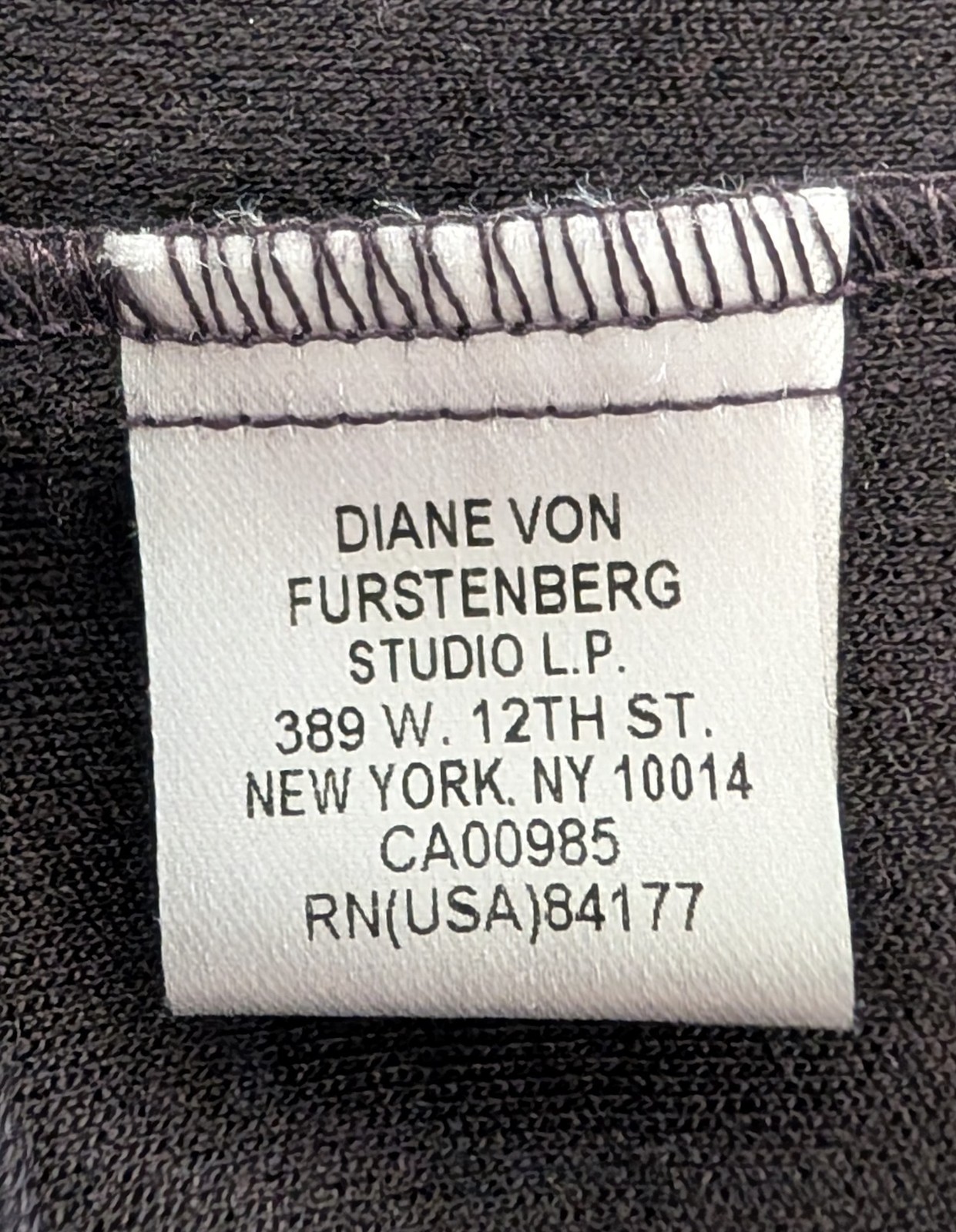 Diane von Furstenberg Purple Brown A-Line Wool Knit Skirt Gored 6