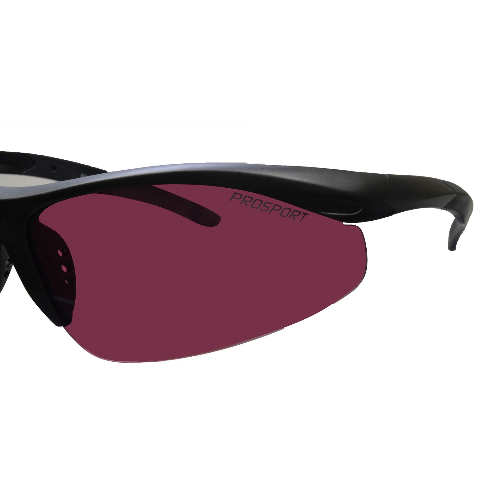 proSPORT Rose Pink Tinted Polarized Sport Sunglass Durable TR90 Large,