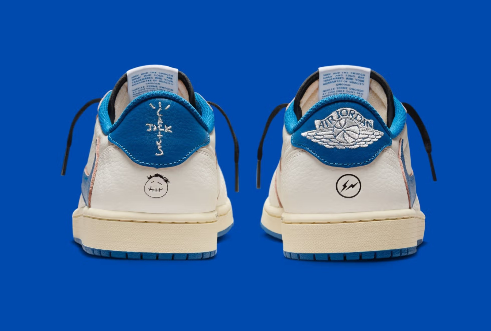 2025 Travis Scott Jordan 1 Low Fragment Military Blue | Size 13 | DM7866-104