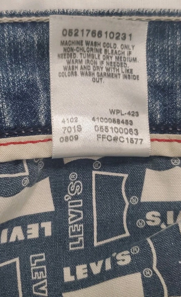 Levi’s 510 Jeans Men’s Size 32×30 Super Skinny Faded Light Blue Denim