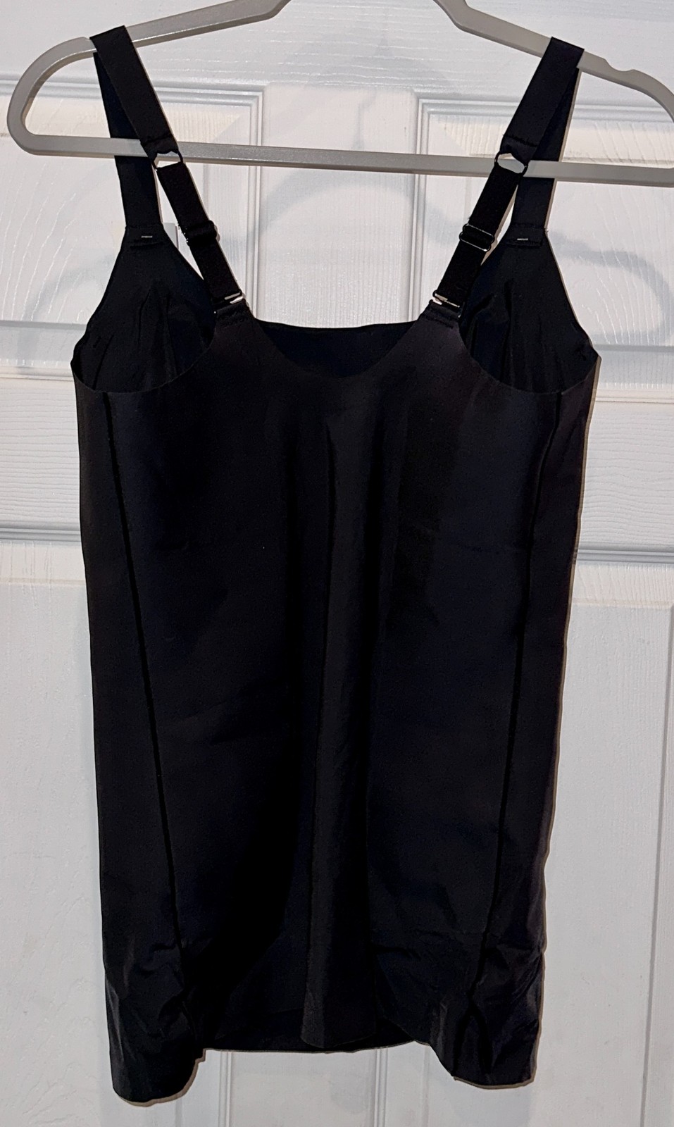 MAIDENFORM Power Players Convertible BLACK Camisole Shaping Top Womens Sz M 2XL