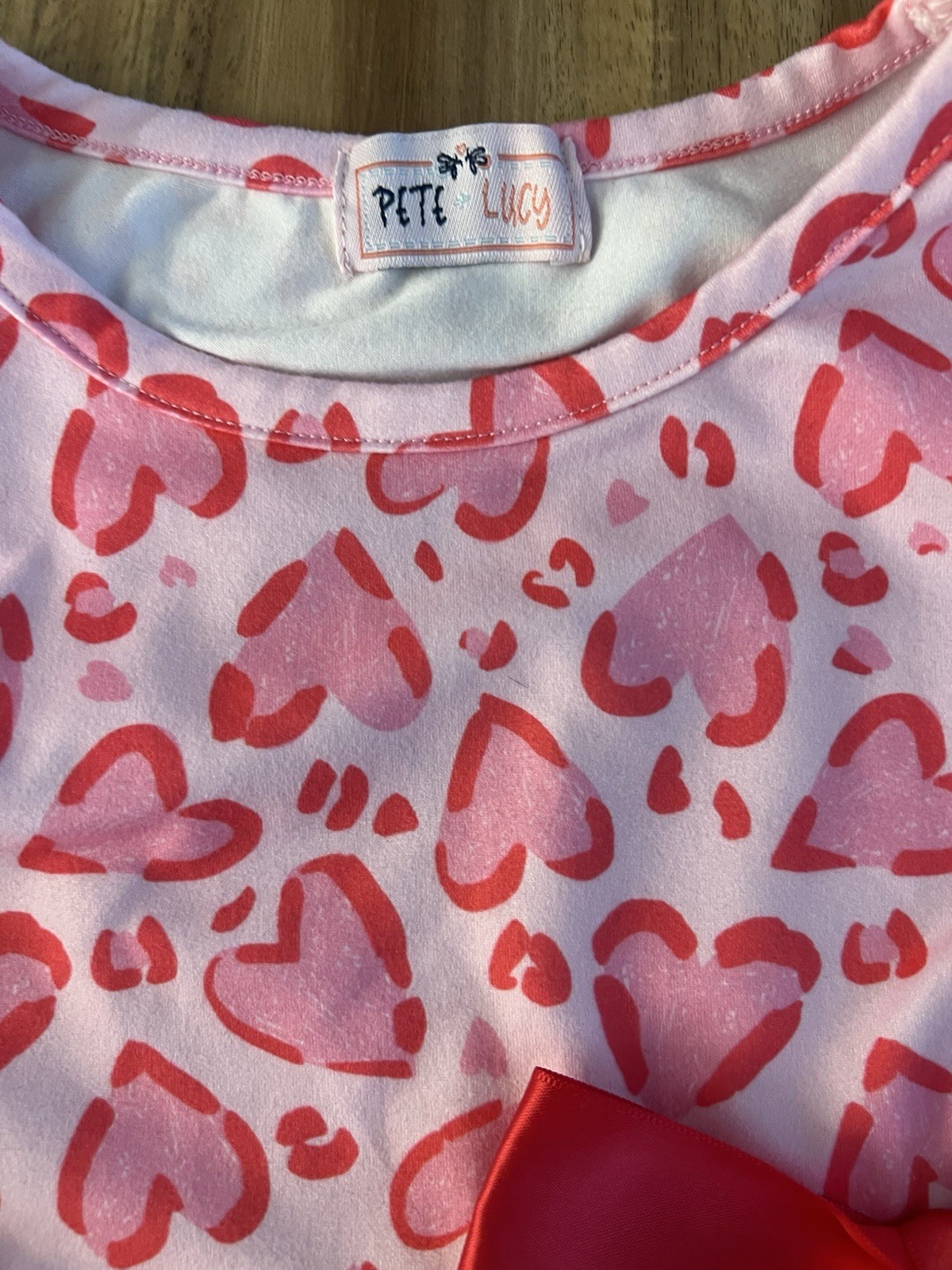 Pete And Lucy Valentines Day Dress 6 6x Pink Red