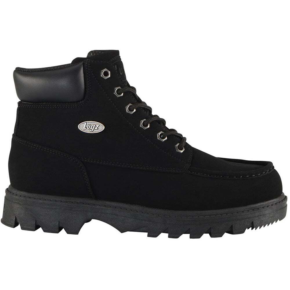 Lugz Warsaw 6 Inch Slip Resistant Soft Toe Work Mens Black MWARSD-001