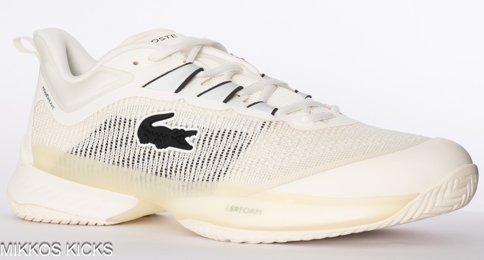 Lacoste AG-LT23 Ultra 225 3 SMA Men’s Size 13 Off White Tennis Shoes NIB