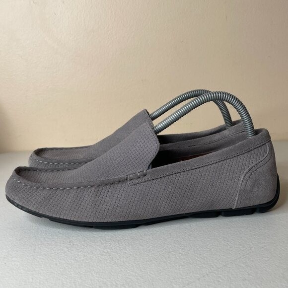 Alfani Kendric Men’s Textured Driving Loafer Shoes Size 10