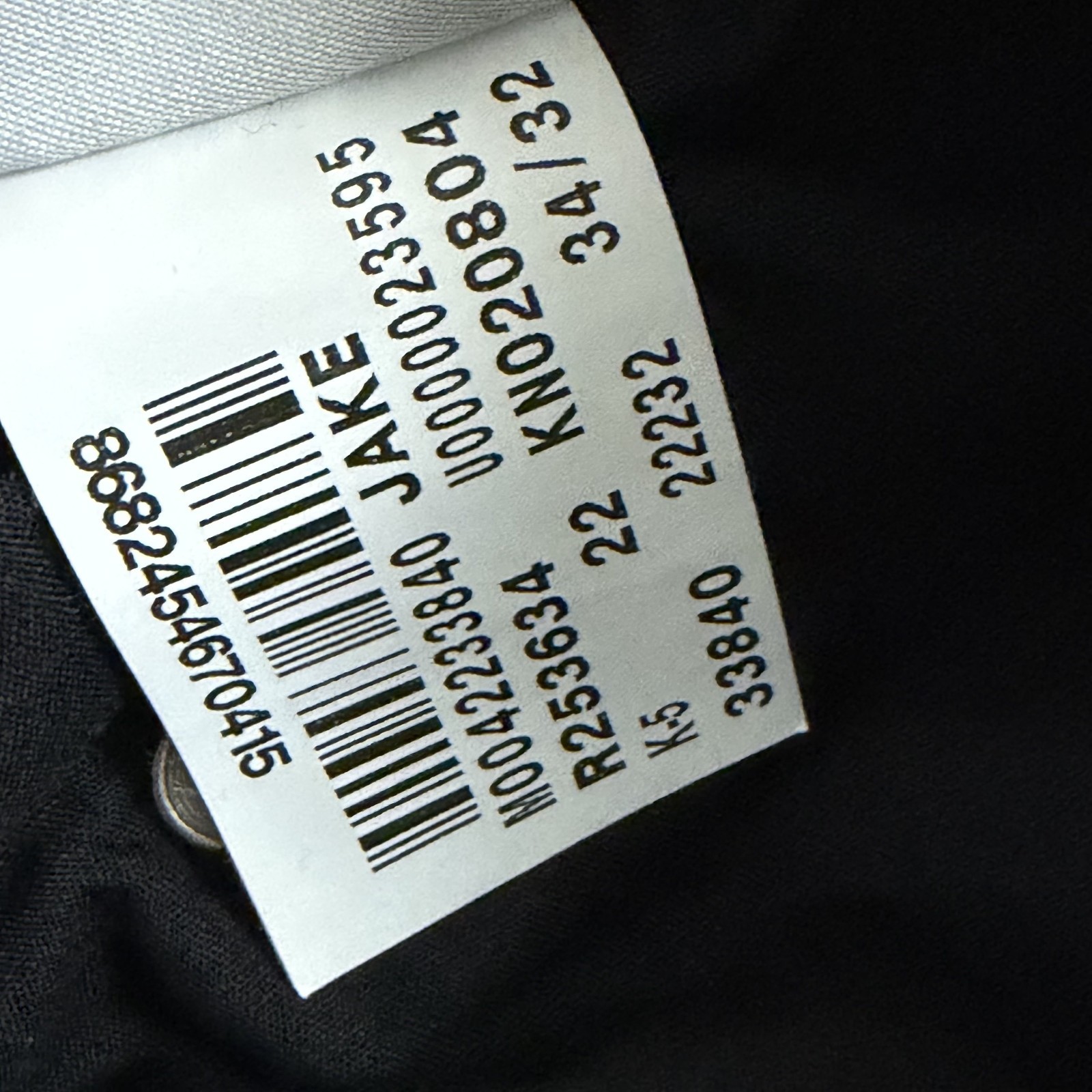 Mavi Jeans Mens 34 Black Straight Leg Slim Fit Stretch Denim Mid Rise Jake
