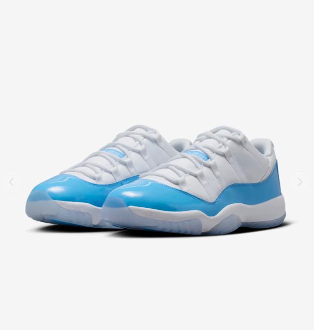 Nike Air Jordan 11 Retro Low Men Shoes University Blue White Black FV5104-100