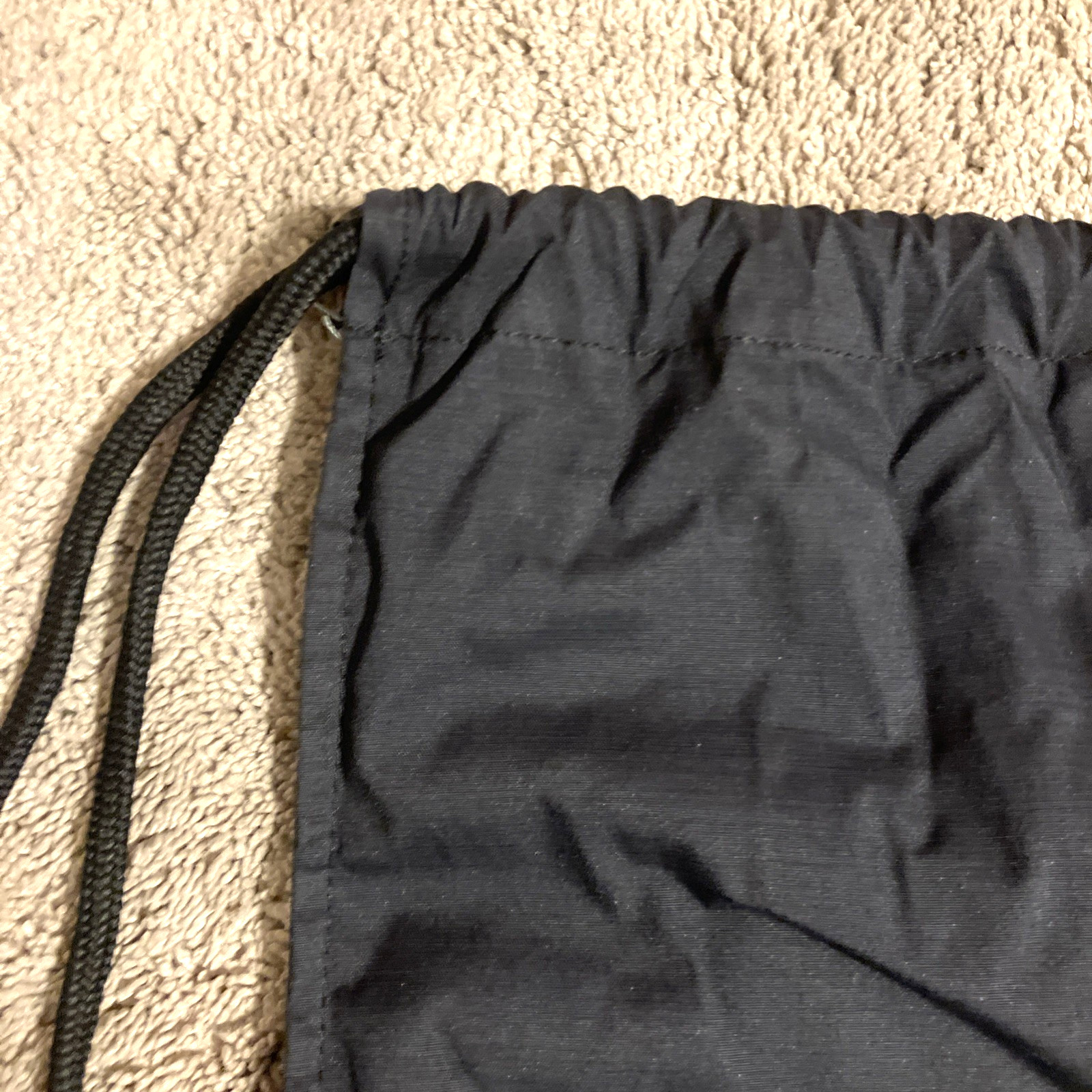 Nike Brasilia Training Black Gymsack Bag Inside Pocket Side Zipper | BA5338
