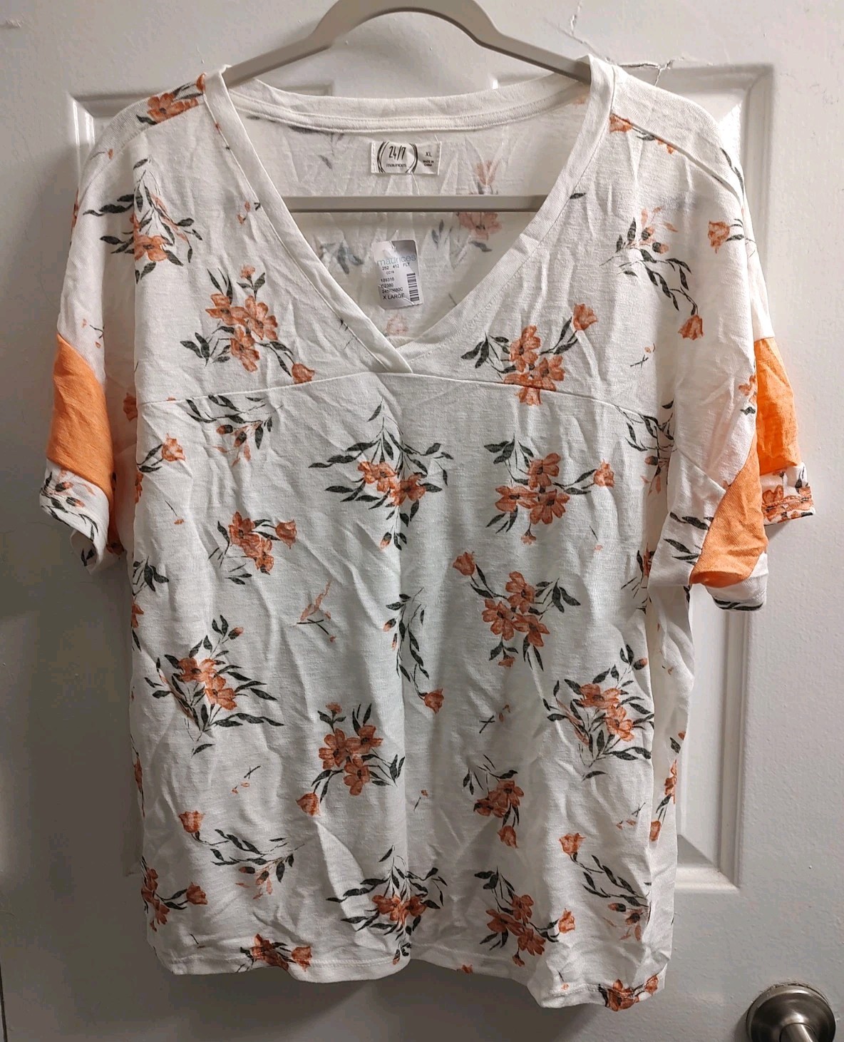 Maurice’s 24/7 Floral Shirt Top New With Tags Women’s Size XL