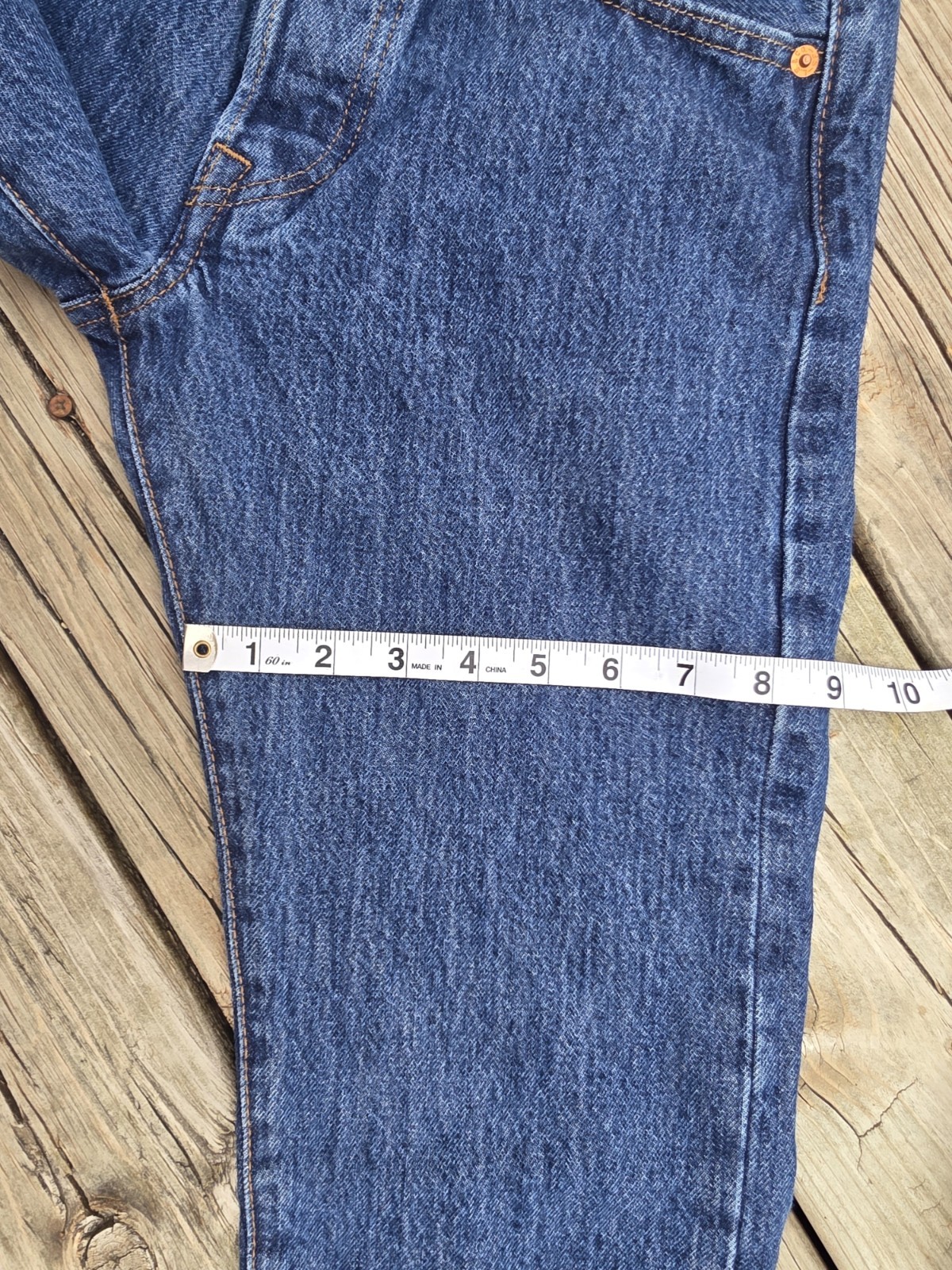 Levi’s 501 Original Classic Fit Straight Leg Men’s Jeans 28×30 Dark Stonewash