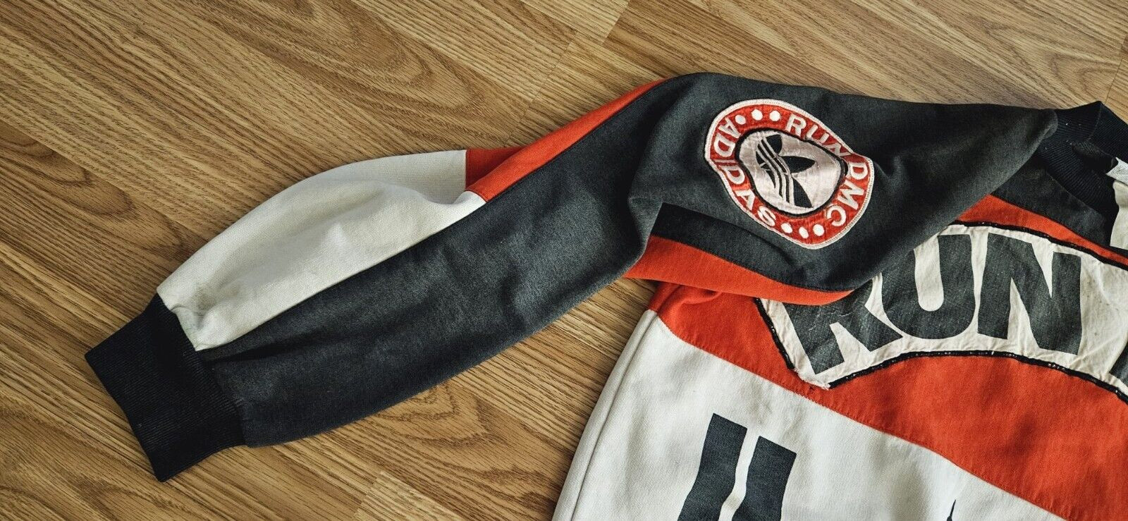 Vintage Rare Original Adidas 1986 Run DMC Sweatshirt 80s Rap Hip Hop Size XXL