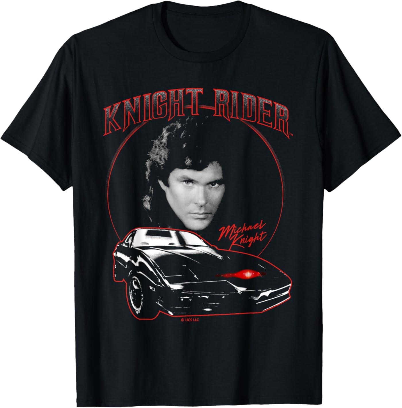 Knight Rider Michael Knight Classic Design T-Shirt