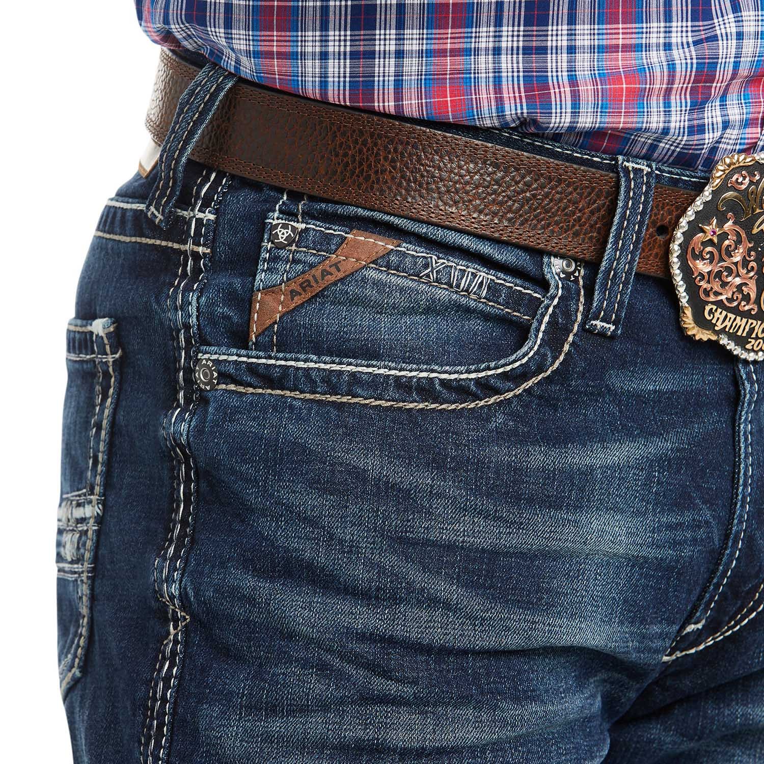 Ariat Men’s M4 Low Rise Stretch Adkins Boot Cut Jean