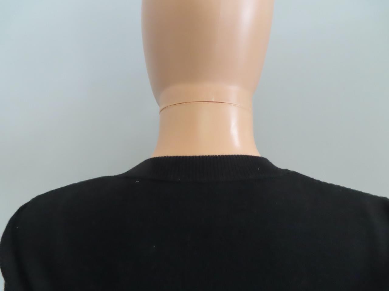 Moncler Black Cardigan Tricot Thin Down Puffer Jacket Size XS