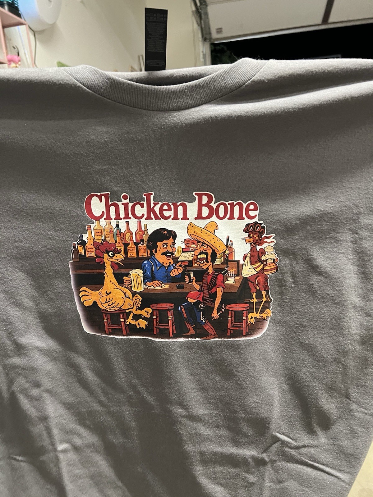 Chicken Bone cafe Burlington VT Tshirt. All Sizes Available.