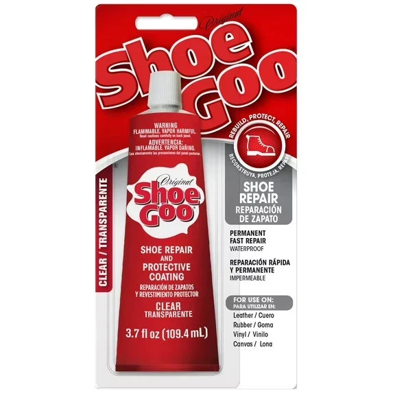 Eclectic Shoe Goo Adhesive Glue – Shoe Repair, Clear, 3.7 fl oz