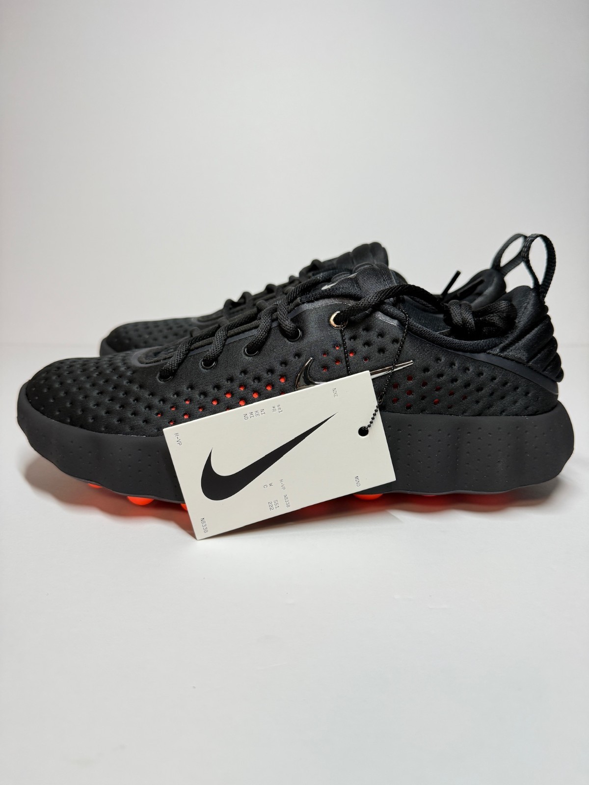 Size 9.5 and 11 Nike Mind 002 “Black Hyper Crimson” (Men’s) – IN HAND✅
