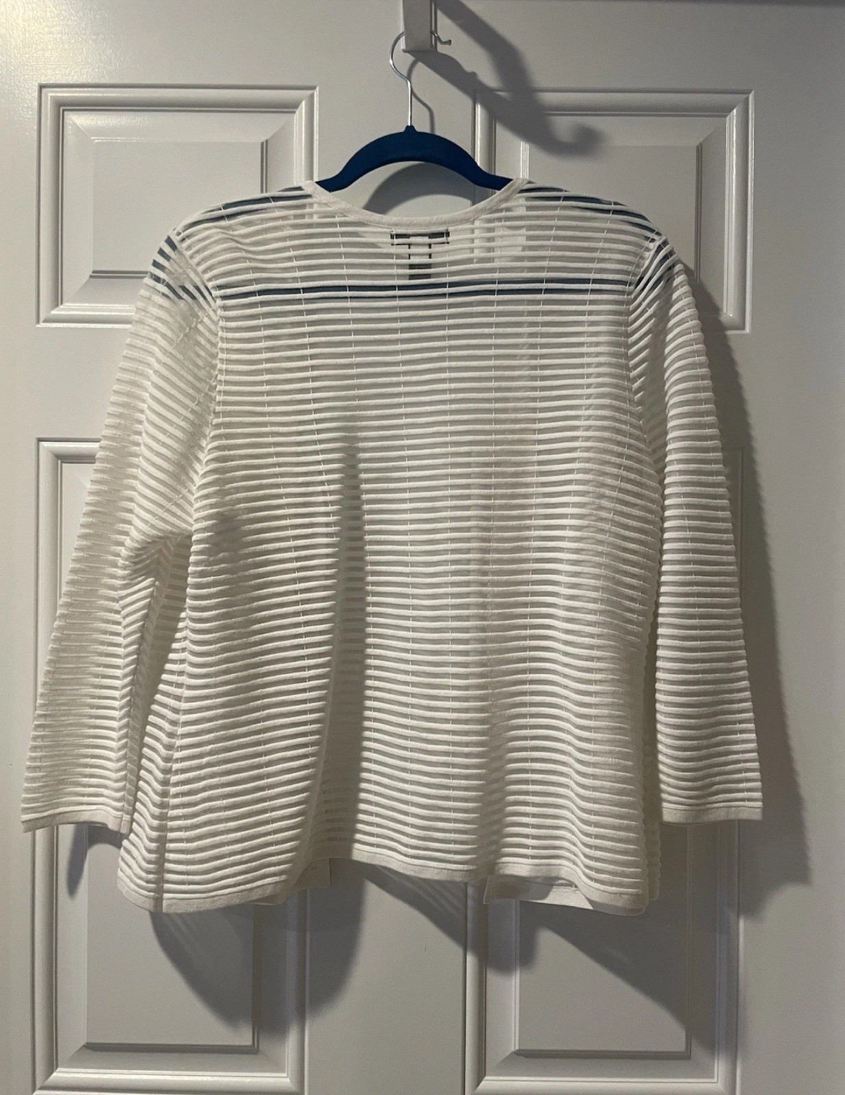 Women’s Alfani, Size XL, White Open Cardigan, Rayon/Nylon BEAUTIFUL