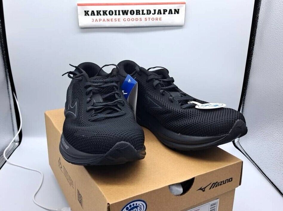 Mizuno Running Shoes WAVE REVOLT 3 WIDE Black/Dark Gray J1GC2385 01 2023 NEW!