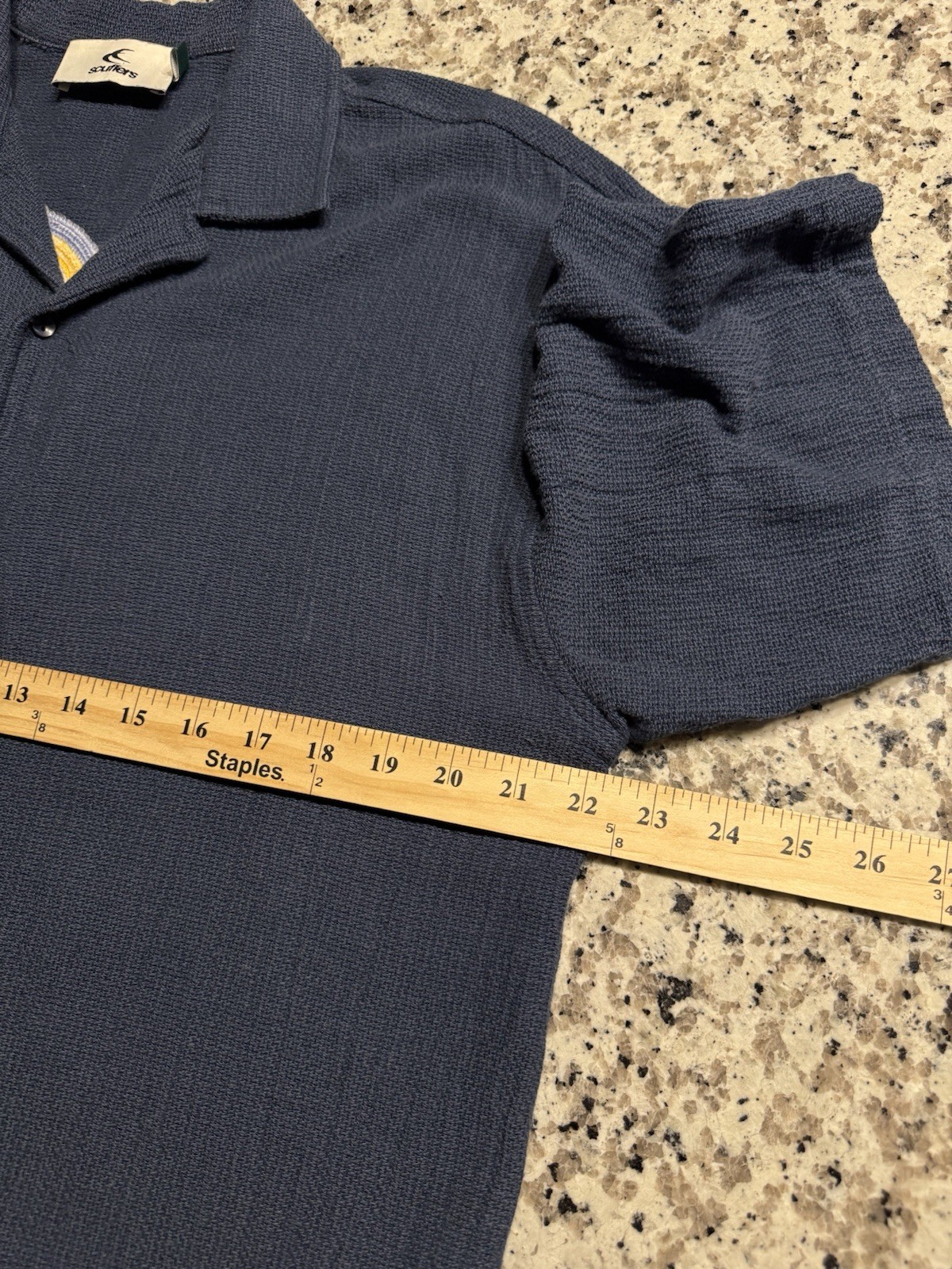 Scuffers Knit Cropped Shirt Size Large