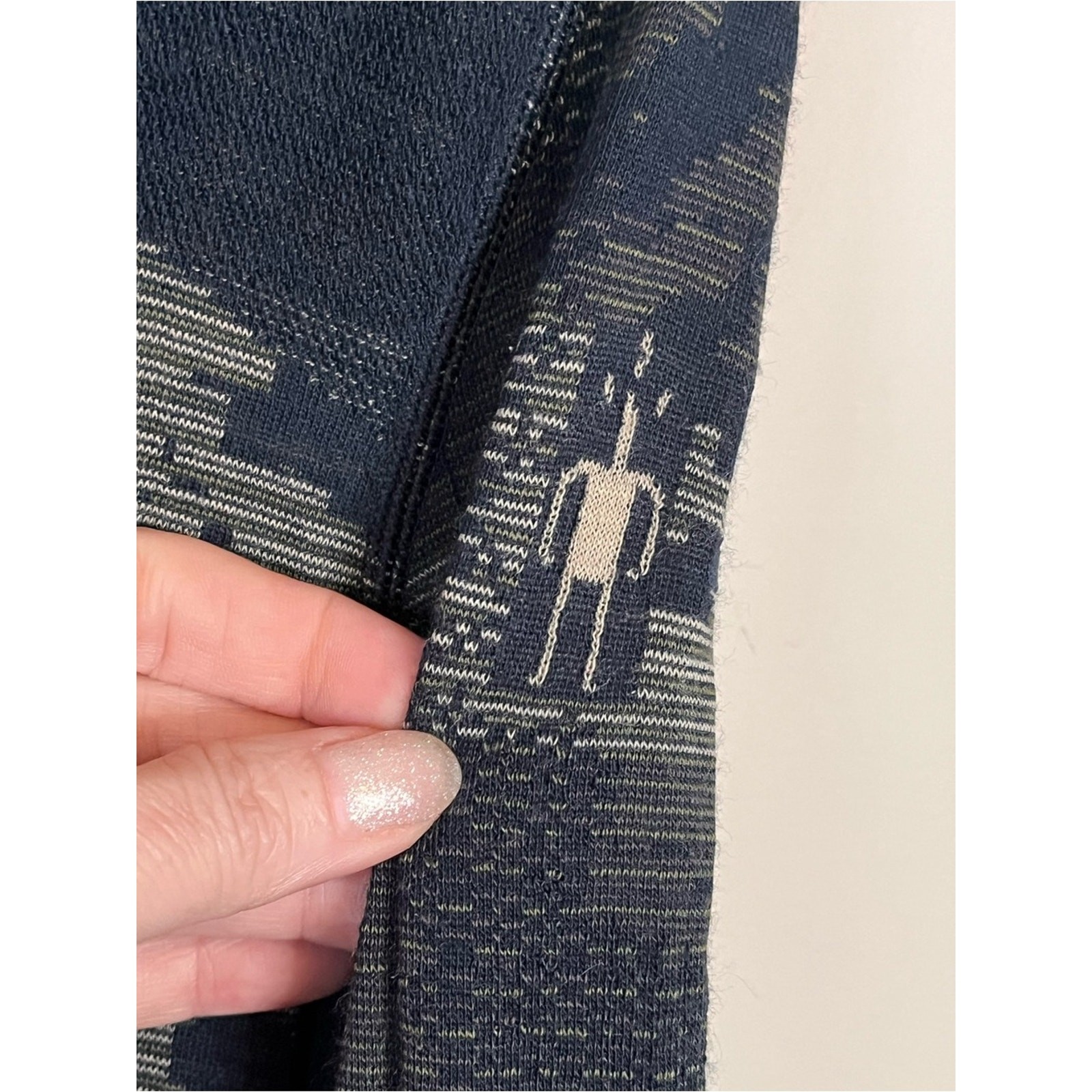 SMARTWOOL Intraknit 200 Merino Base Layer Crew Deep Navy Mountain Size M