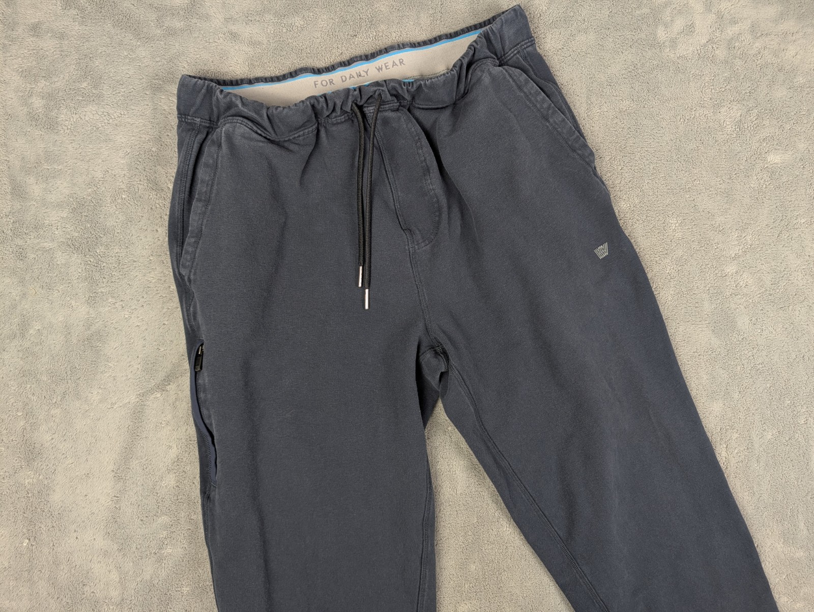 Mack Weldon Ace Jogger Mens Large Blue For Daily Wear Sweatpants Casual Comfort