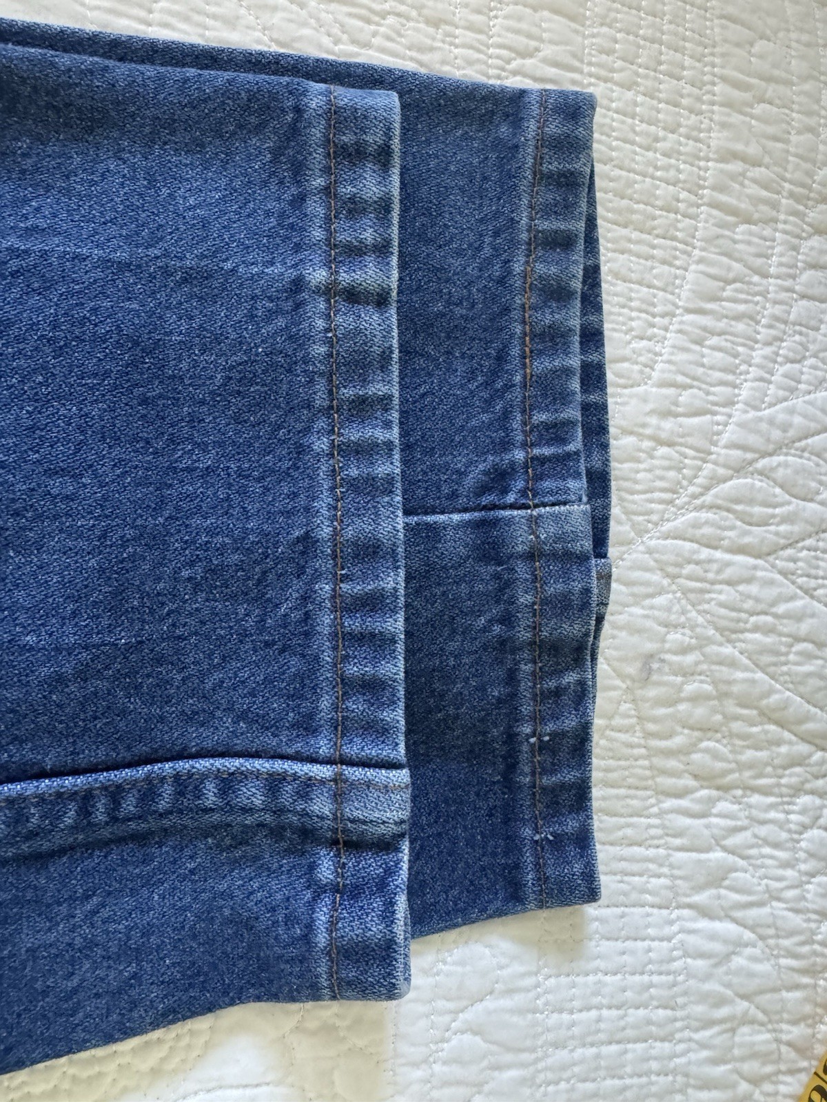 Wrangler Cowboy Cut Men’s Blue Medium Wash Denim Straight Jeans 5-Pocket Cotton