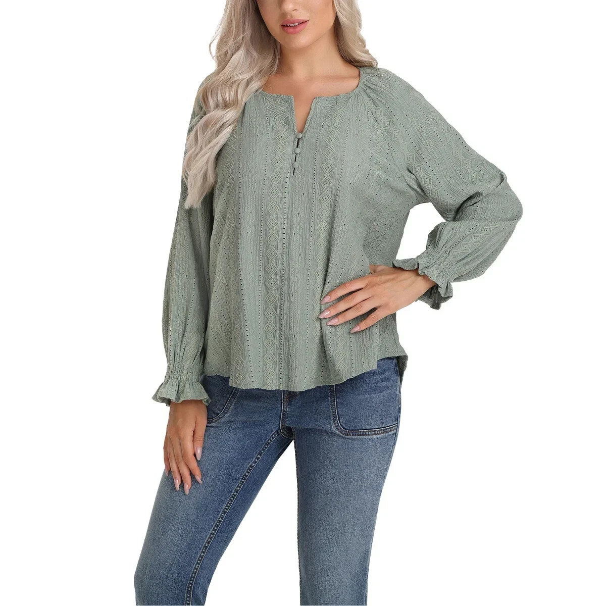 Frye Ladies’ Textured Blouse(1784602)