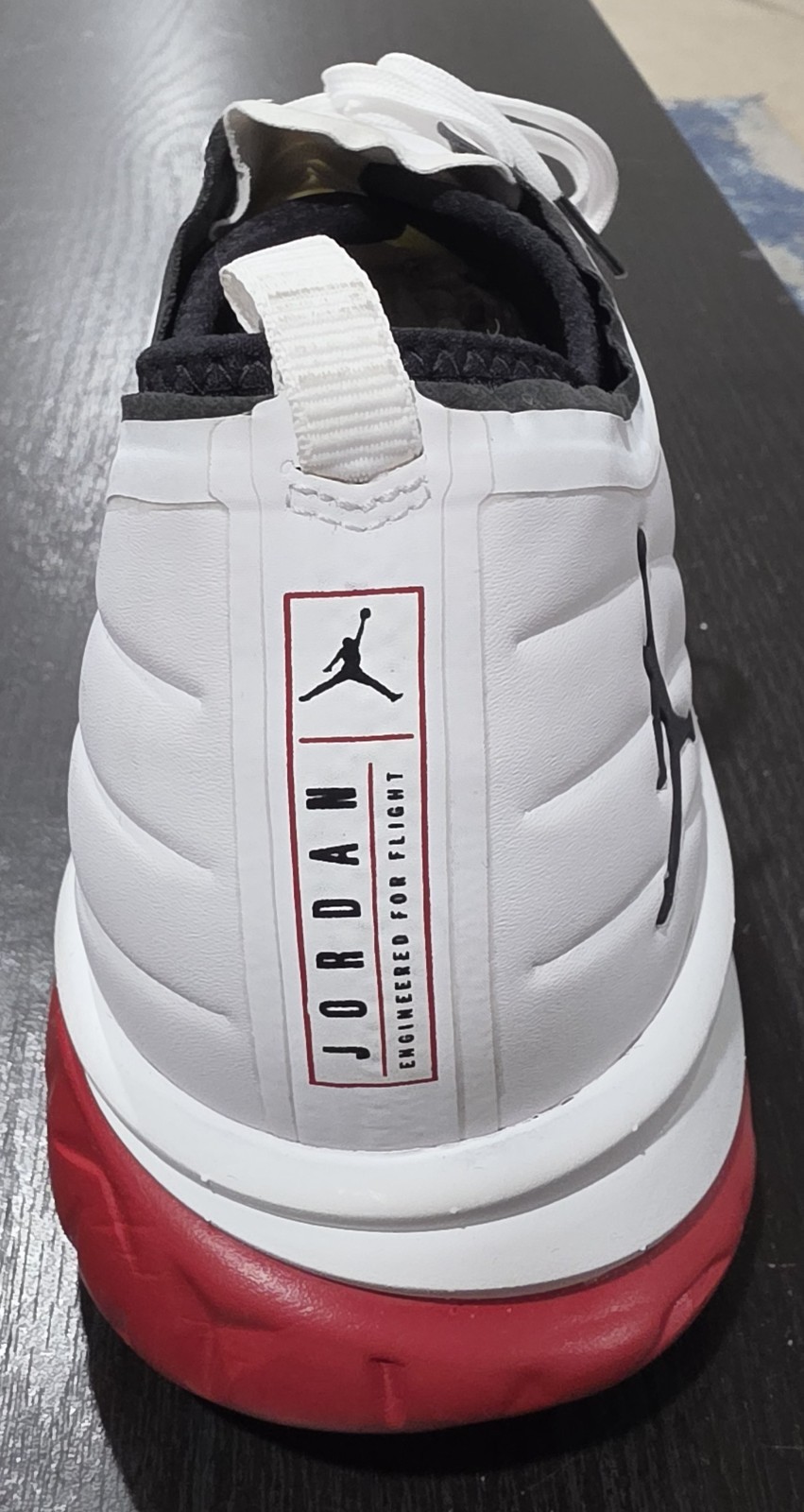 Jordan Trainer Prime White Gym Red 881463-120 Mens Size 12 New No Box TWO3 AJ12