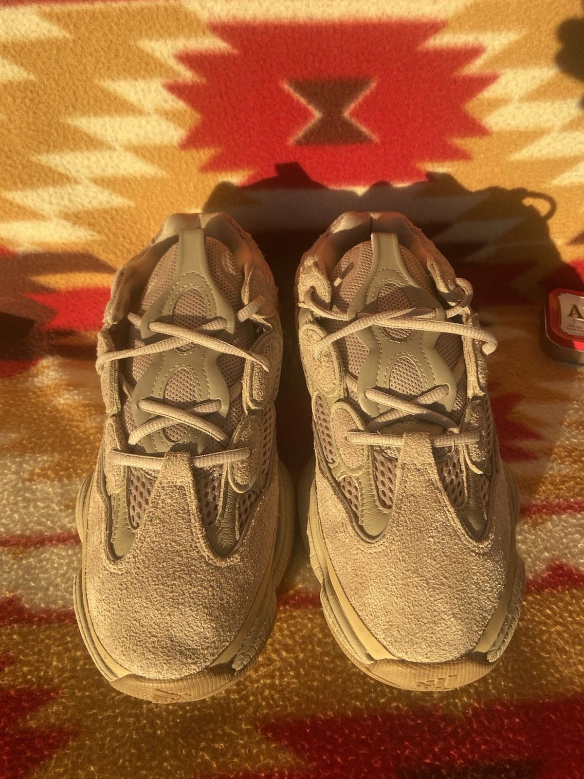 adidas Yeezy 500 Taupe Light Beige Suede Sneaker No Box GX3605 Mens 9.5