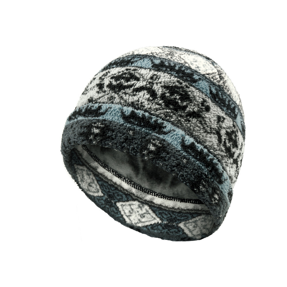 Winter Warm Fleece Beanie Skull Cap Outdoor Windproof Ski Hat Cap for Men Women