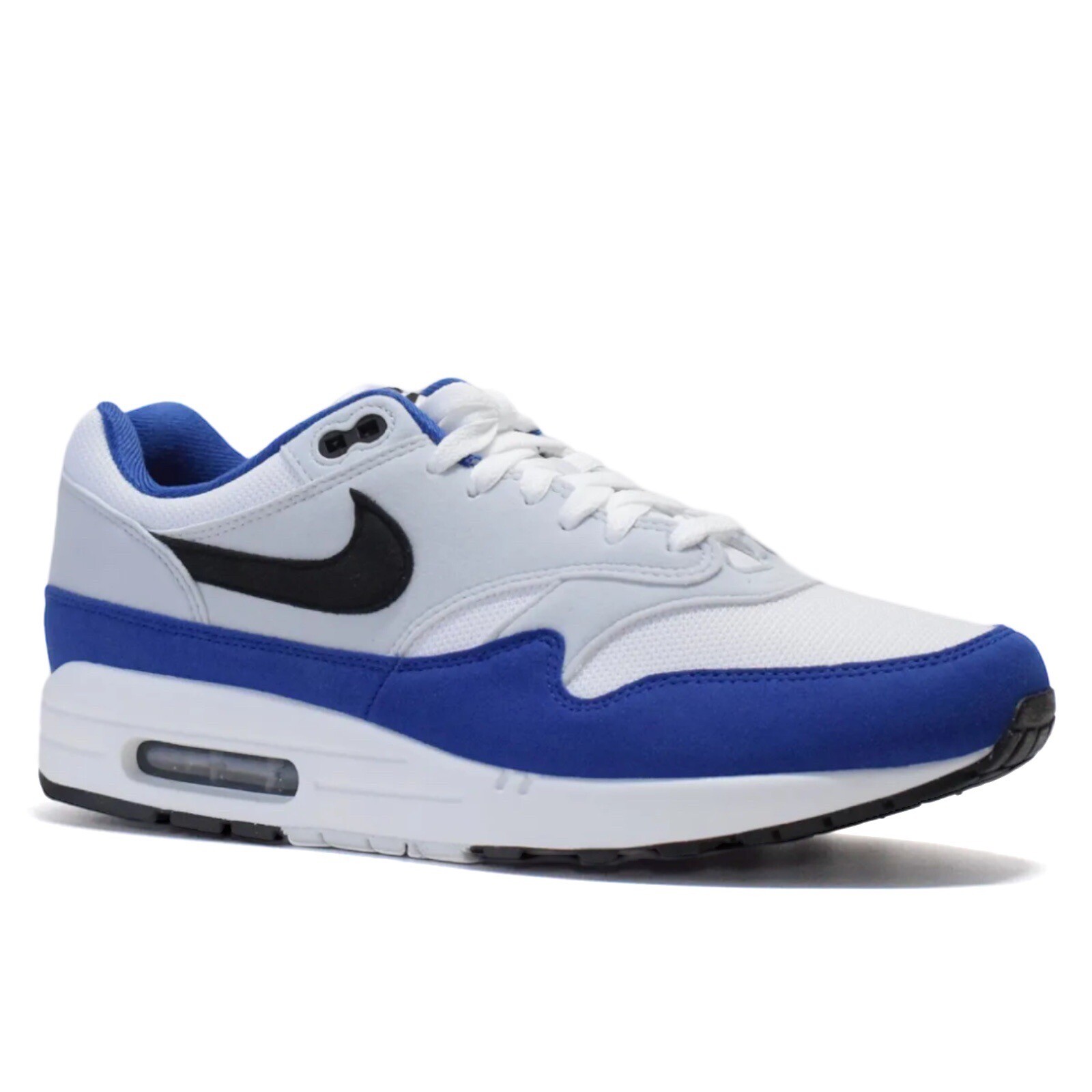 Nike Air Max 1 White Royal Blue Black FD9082-100